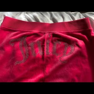Authentic pink Juicy Couture trackpants